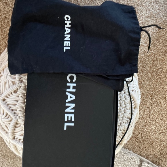 Chanel Crystal Mesh Open Toe Navy Booties -40 Authentic - Picture 6 of 6